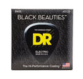 DR Handmade Strings - Black Beauties Coated Bass 5 String Pack, Medium (45-125)