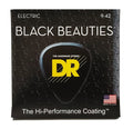DR Handmade Strings - Black Beauties Coated Electric Guitar Strings, Light (9-42)