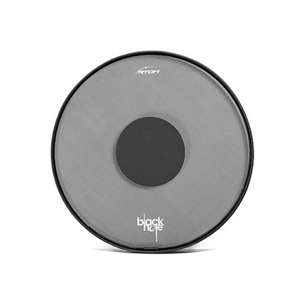 Moongel - RTOM Black Hole Snap-on Tuneable Mesh Head Practice Pad - 10" Tom
