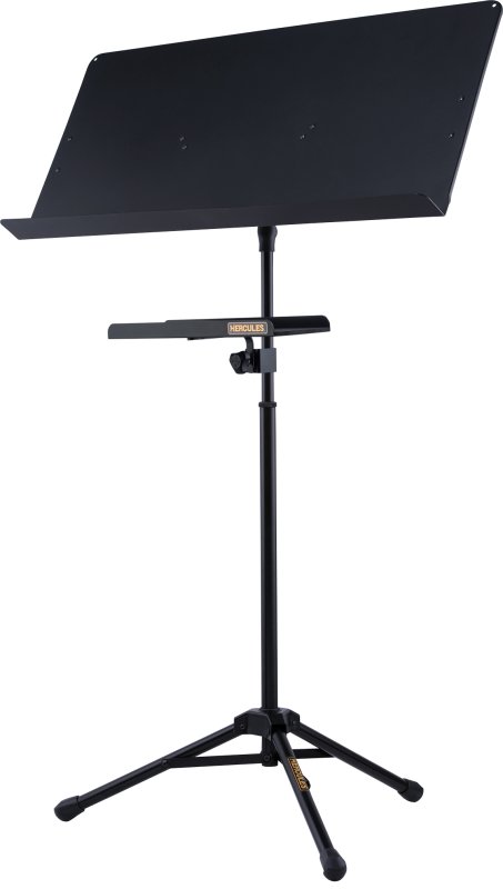 Hercules - Conductor Stand With Extended Desk And Accessory Tray