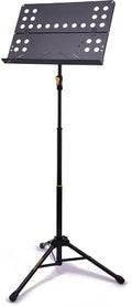 Hercules - Orchestra Stand With Perforated Desk, Black