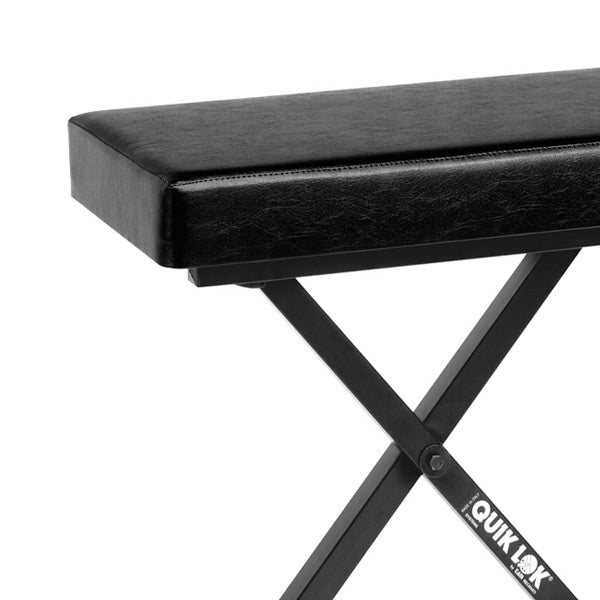 Quik Lok - Deluxe Adjustable X-Style Keyboard Bench