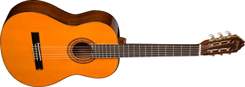 Washburn - Nylon-string Classical Acoustic Guitar with Spruce Top, Catalpa Back and Sides, Mahogany Neck