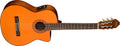 Washburn - 6-string Acoustic-electric Nylon-string Classical Guitar with Catalpa Back and Sides - Natural