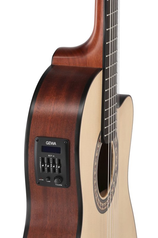 Manuel Rodriguez Guitars - Caballero by MR Principio Series Stage Slim Body Electric / Acoustic Guitar, Natural