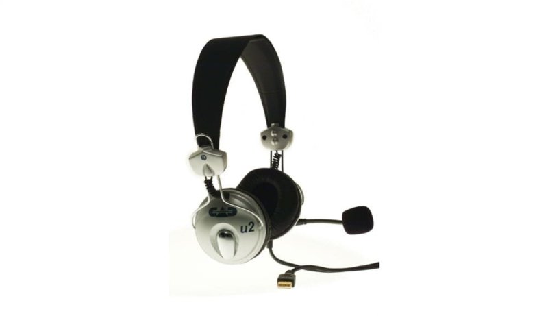 CAD - USB Stereo Headphones with Cardioid Condenser Microphone, 6ft USB Cable