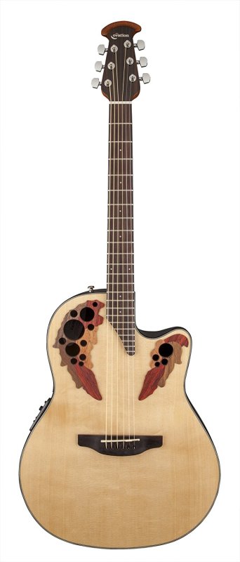 Ovation - Celebrity Elite Mid-Depth Cutaway, Natural