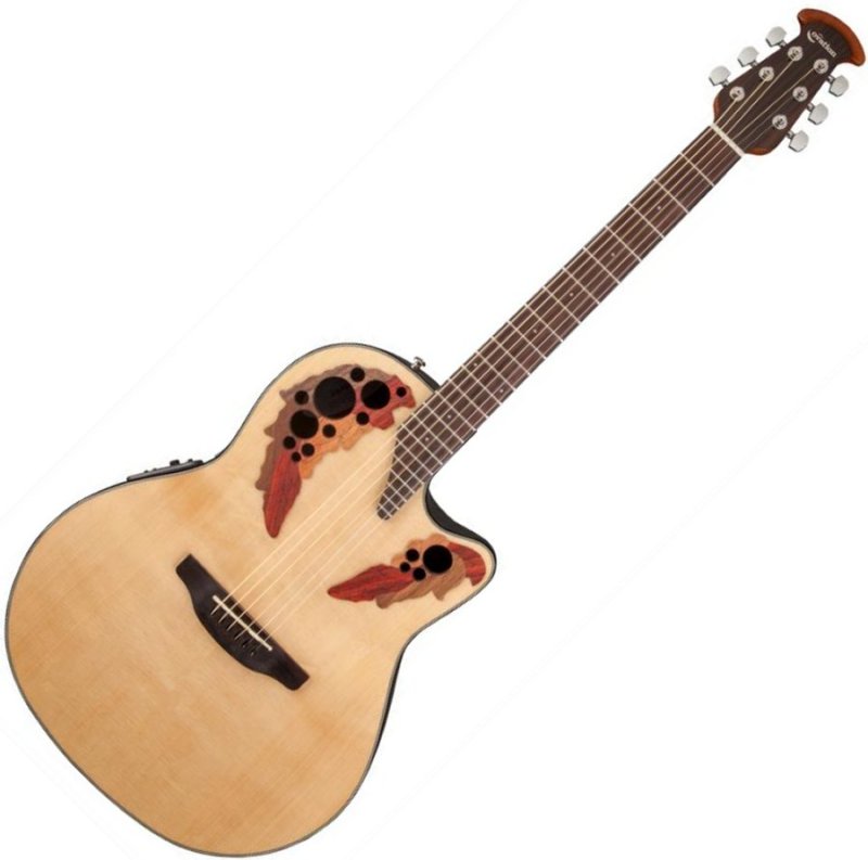 Ovation - Celebrity Elite Mid-Depth Cutaway, Natural