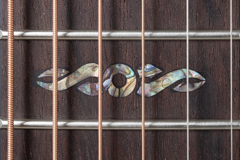 Ovation - Celebrity Elite Plus Acoustic / Electric Guitar, Blue Flame