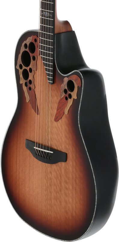 Ovation - Celebrity Exotic Selection Acoustic / Electric Guitar, Eucalyptus Sunburst