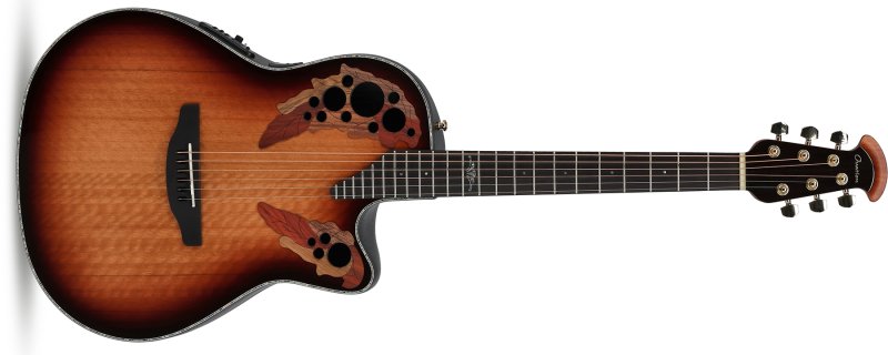 Ovation - Celebrity Exotic Selection Acoustic / Electric Guitar, Eucalyptus Sunburst