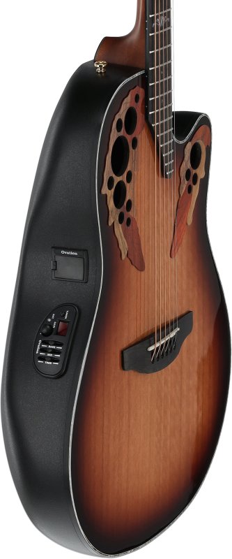 Ovation - Celebrity Exotic Selection Acoustic / Electric Guitar, Eucalyptus Sunburst