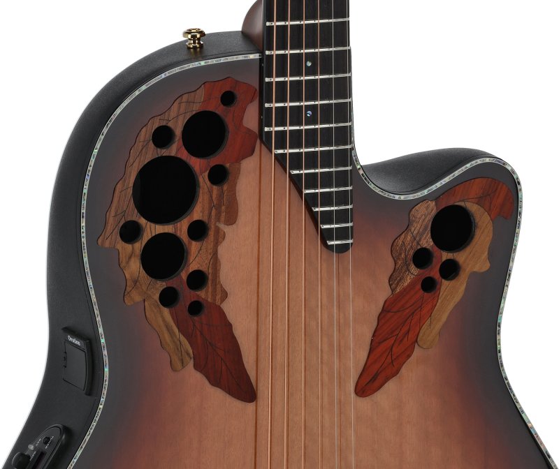 Ovation - Celebrity Exotic Selection Acoustic / Electric Guitar, Eucalyptus Sunburst