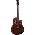 Ovation - Celebrity Elite Acoustic-Electric Guitar Transparent Tiger Eye