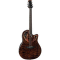 Ovation - Celebrity Elite Plus Super Shallow Acoustic-Electric Guitar, Tiger Eye