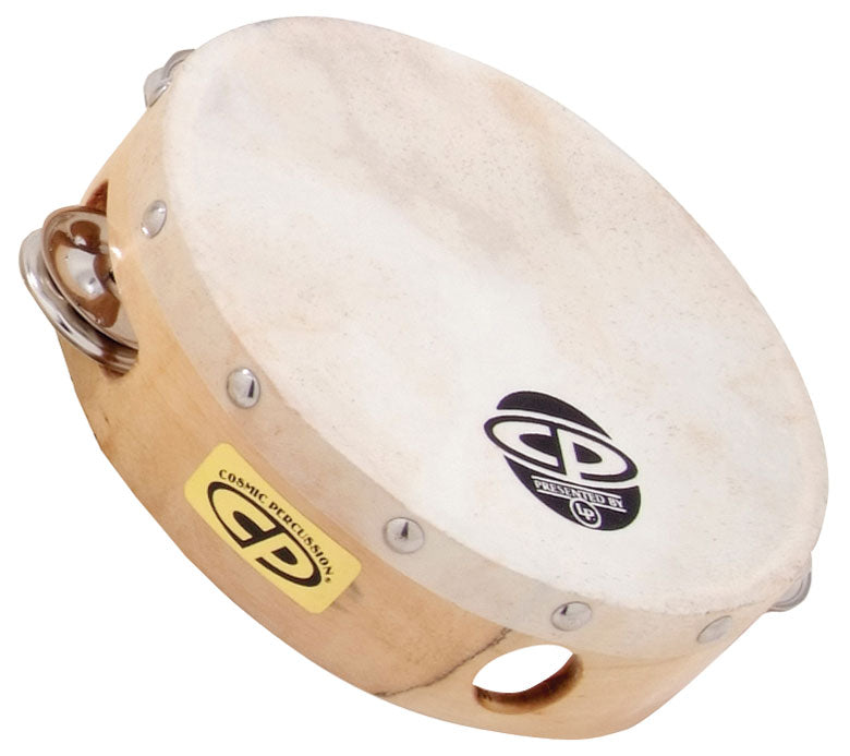 Latin Percussion - CP by 6" Tambourine with Head Single Row