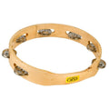 Latin Percussion - 10" Wood Tambourine, Headless, Single Row Jingles