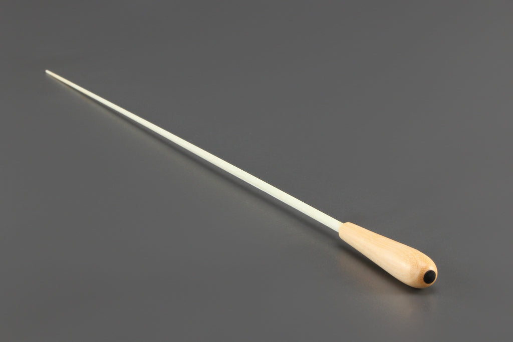 Baton 13in Whitewood Teardrop Handle