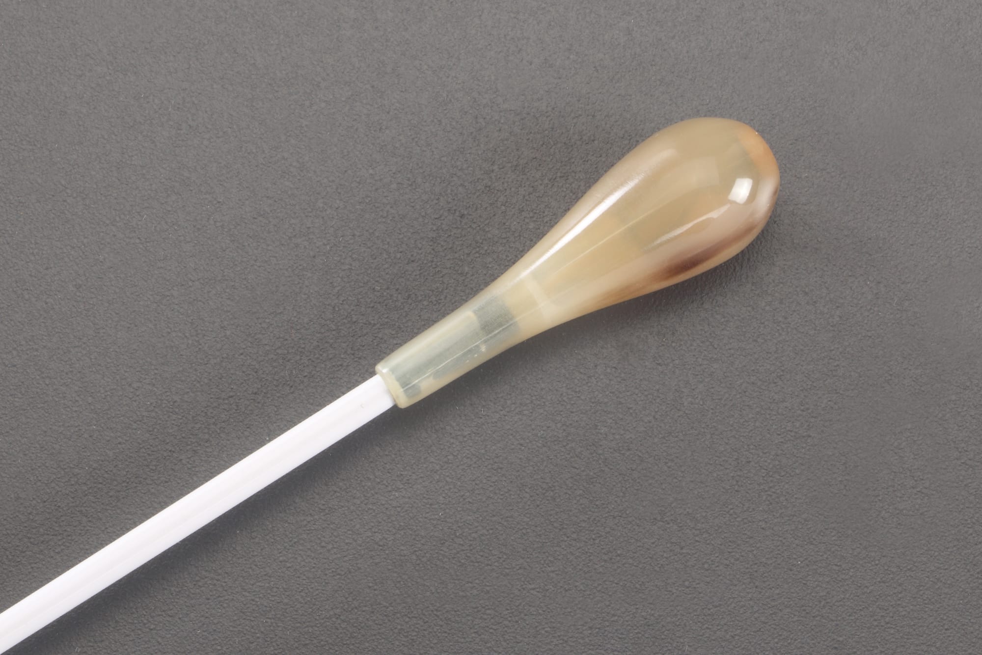 Baton 15in Horn Pear Handle