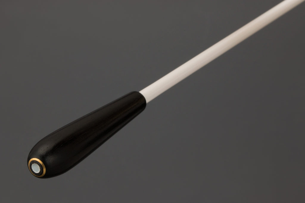 Baton 13in Ebony Teardrop Handle