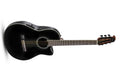 Ovation - Mid-depth Classical Acoustic / Electric Guitar, Black