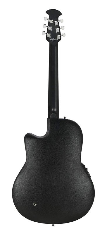 Ovation - Celebrity Standard Left-Handed Mid-Depth Acoustic / Electric Guitar, Black