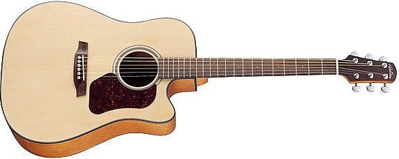 Walden Guitars - Natura 500 Dreadnought Cutaway Acoustic / Electric  Guitar, Open Pore Satin Natural