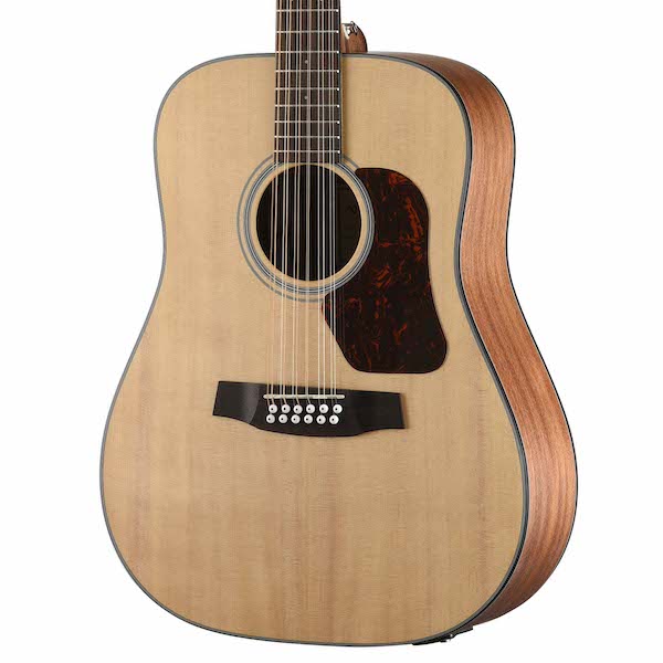 Walden Guitars - Natura 500 12-String Dreadnought Acoustic / Electric Guitar With Gig Bag, Open Pore Satin