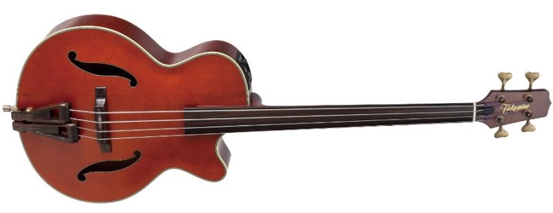 Takamine - Legacy Series Acoustic-Electric Upright Bass, Red Stain