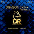 DR Handmade Strings - DRAGON SKIN+ Coated Quantum Nickel 6-String Electric Bass Strings, Medium Multi-Scale (30-125)