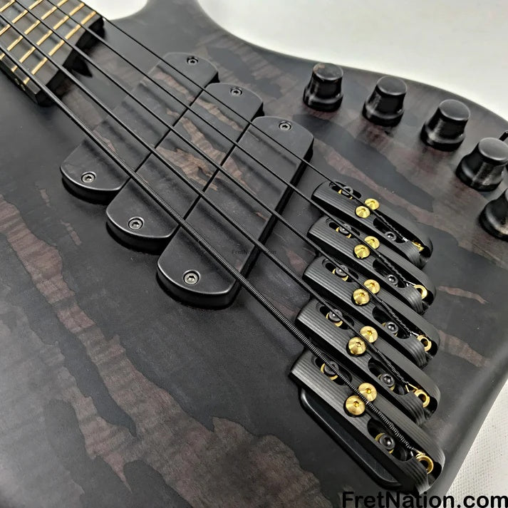 DR Handmade Strings - Black Dragon Bass String, Medium 5-String 45-125