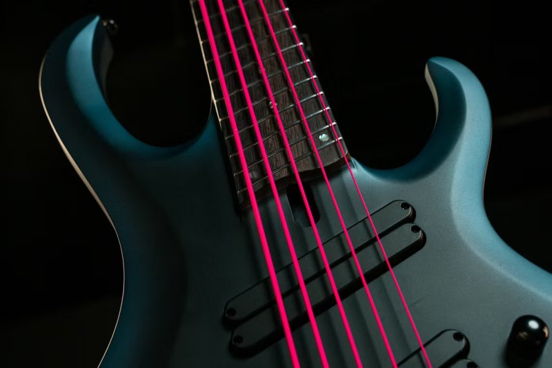 DR Handmade Strings - Pink Dragon 4-String Pink Coated Silver-Plated Steel Bass String 45-105