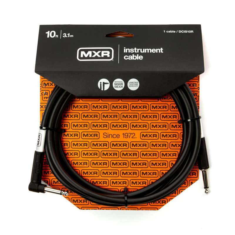 Dunlop - MXR 10 Ft Standard Instrument Cable, Right / Straight