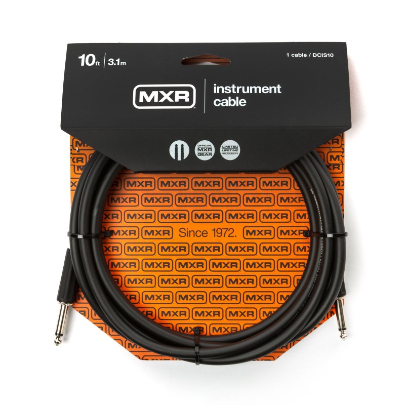 Dunlop - MXR 10' Standard Instrument Cable, Straight / Straight