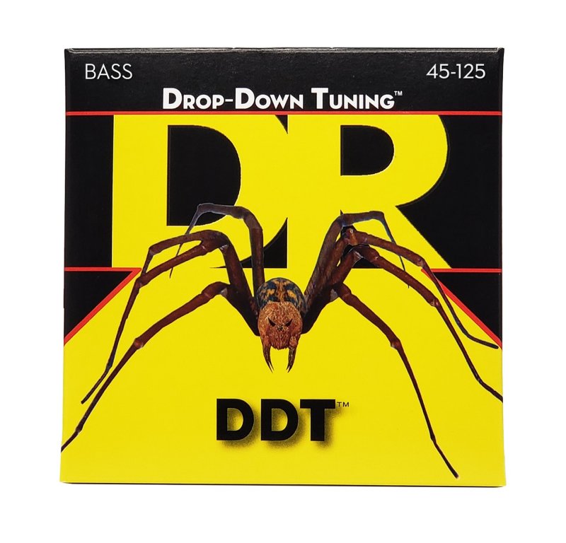 DR Handmade Strings - DDT Drop-down Tuning 5-String Bass Strings, Medium (45-125)