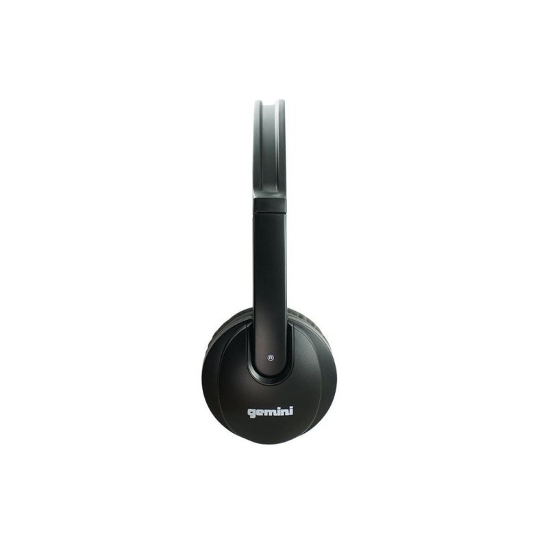 Gemini - Professional Studio Over The Ear DJ Monitor Headphones, Black