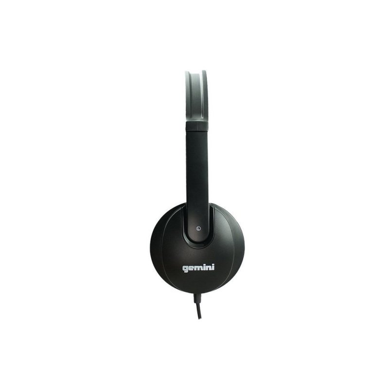 Gemini - Professional Studio Over The Ear DJ Monitor Headphones, Black