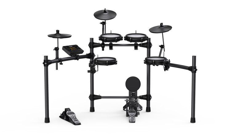 NUX - All Mesh Head Digital Drum Kit with Motorcycle Style Drum Throne