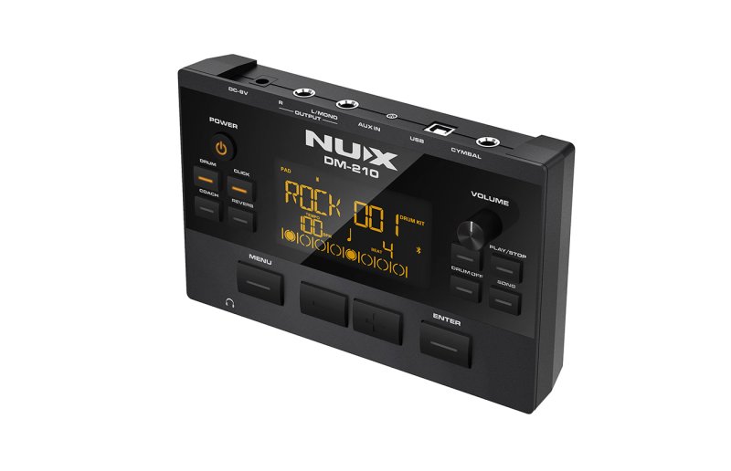 NUX - All Mesh Head Digital Drum Kit with Motorcycle Style Drum Throne