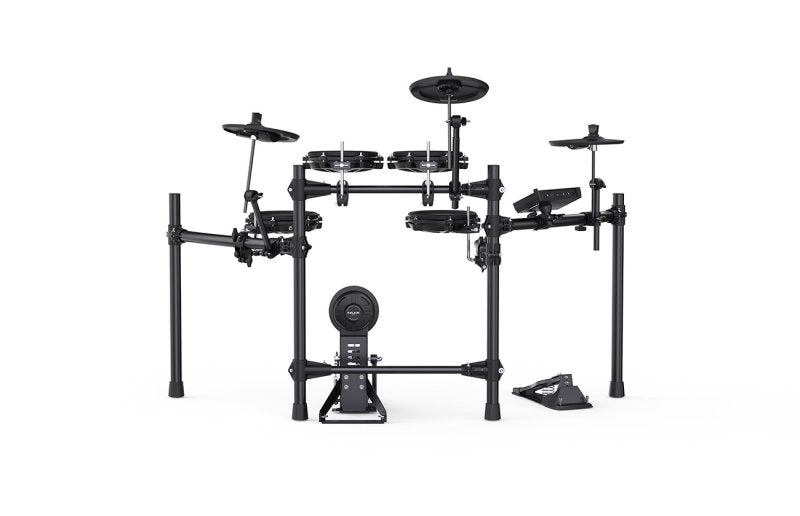 NUX - All Mesh Head Digital Drum Kit with Motorcycle Style Drum Throne