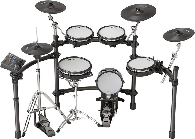 NUX - 5-Piece Professional Digital Electronic Drum Set With Mesh Head
