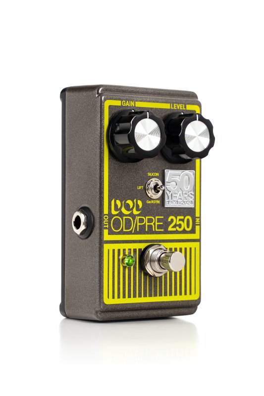 Digitech - 50th Anniversary Edition Overdrive Preamp 250 Pedal With True Bypass and LED