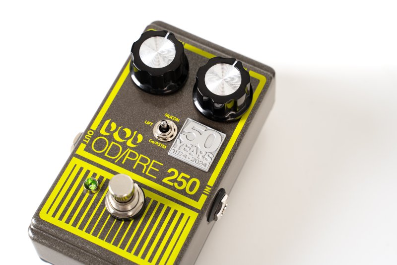 Digitech - 50th Anniversary Edition Overdrive Preamp 250 Pedal With True Bypass and LED