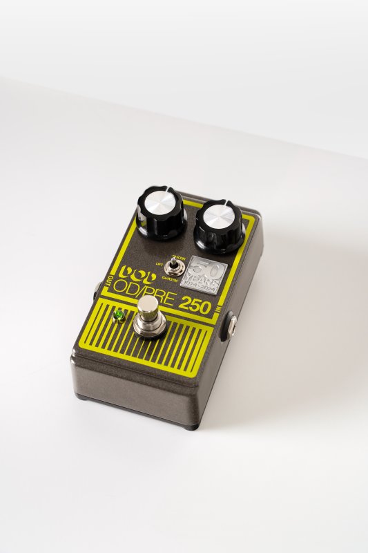 Digitech - 50th Anniversary Edition Overdrive Preamp 250 Pedal With True Bypass and LED
