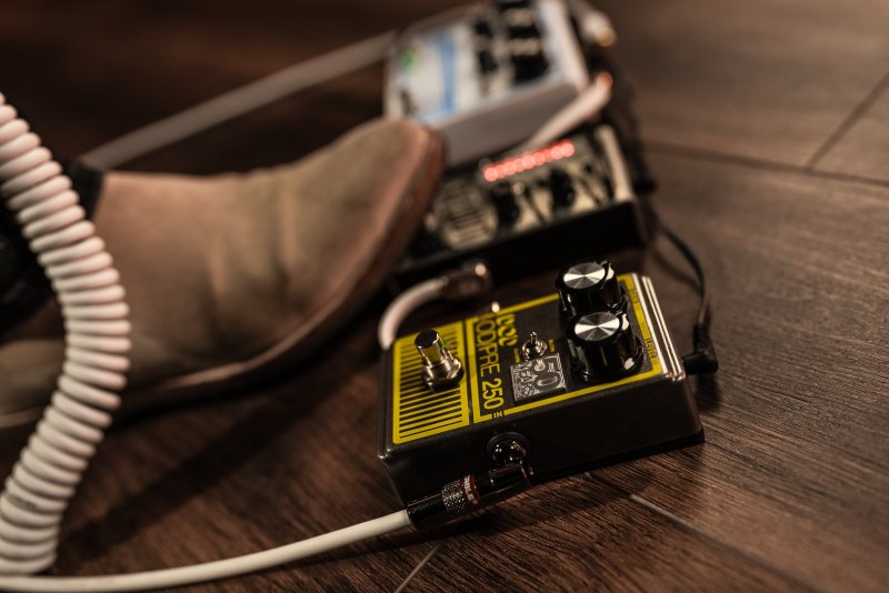 Digitech - 50th Anniversary Edition Overdrive Preamp 250 Pedal With True Bypass and LED