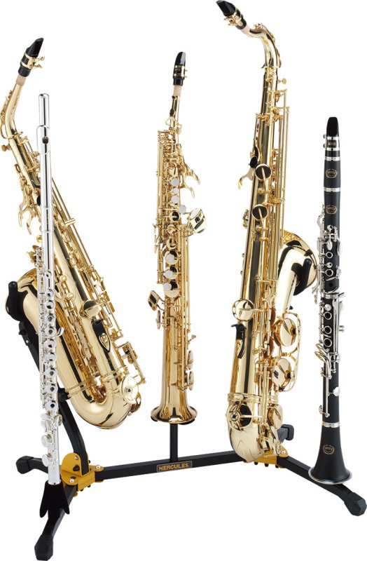 Hercules - Alto/Tenor, Soprano saxophone And Flute/Clarinet Stand