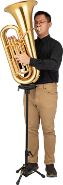 Hercules DS753BB 2-Way Low Brass Stand
