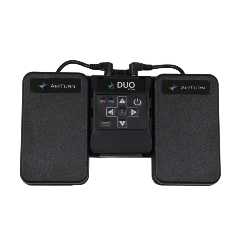 Air Turn - Dual Wireless Pedal Controller With Removable Bluetooth 5 Remote