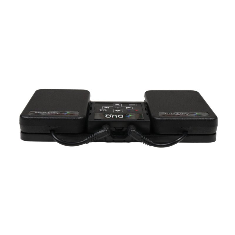 Air Turn - Dual Wireless Pedal Controller With Removable Bluetooth 5 Remote