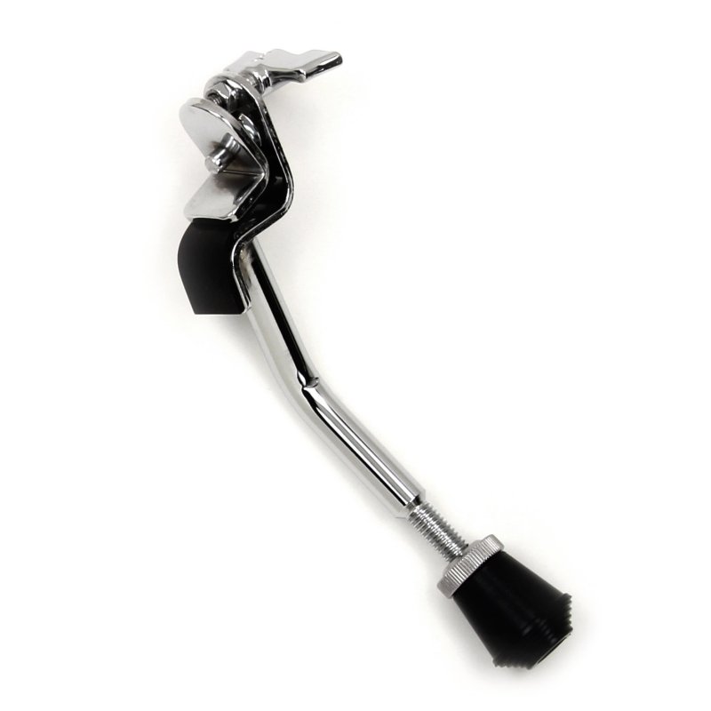 DW Hardware - Chrome Bass Drum Spur Kickstand, Left Side